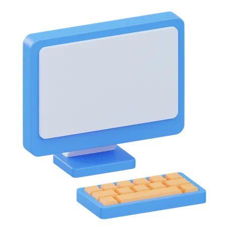 Computer  3D Icon