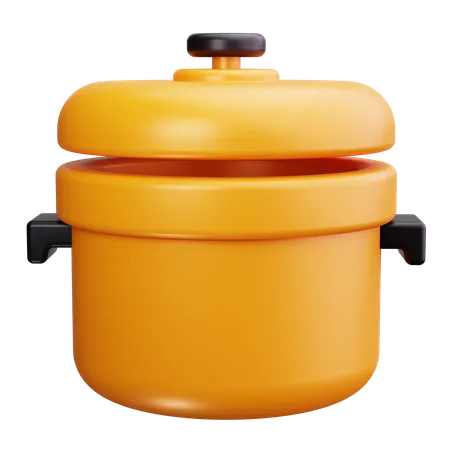 Cooking Pot  3D Icon