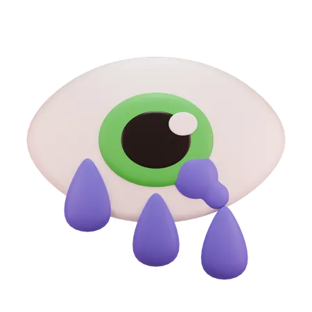 Crying Eye  3D Icon