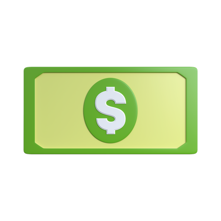 Dollar  3D Icon