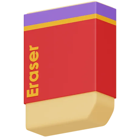 Eraser  3D Icon