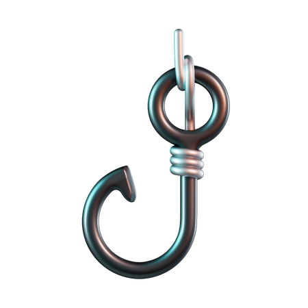 Fishing Hook  3D Icon