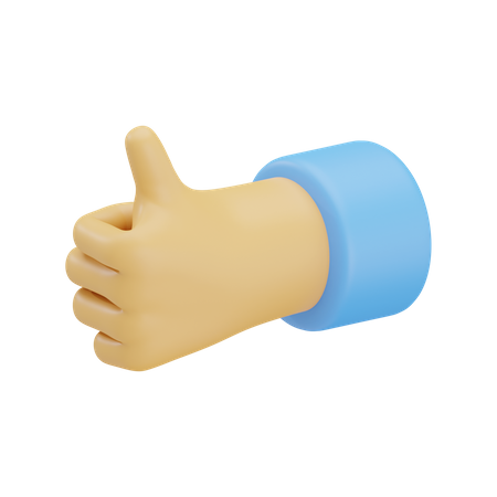 Good hand gesture 1  3D Icon