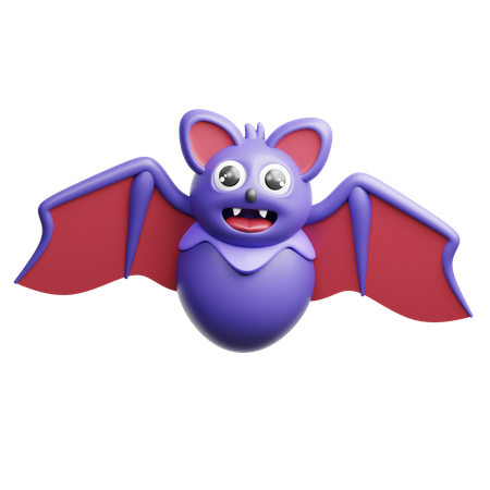 Halloween Bat  3D Icon