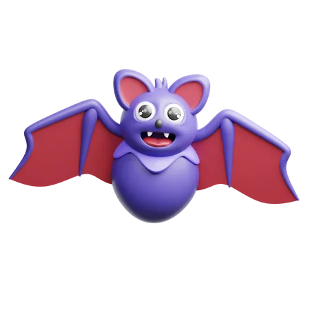 Halloween Bat  3D Icon