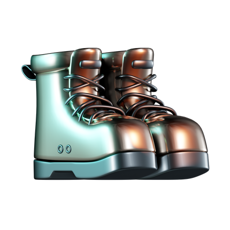 Hiking Boots  3D Icon