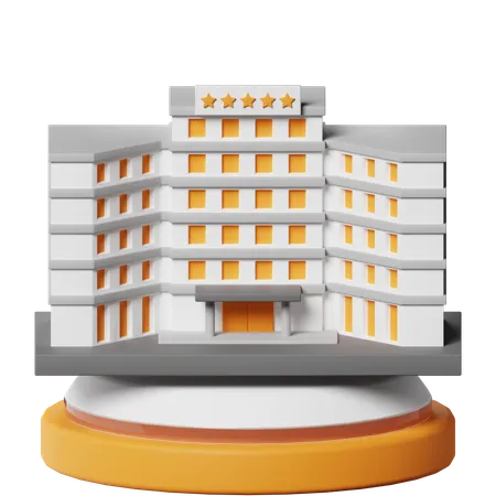 Hotel  3D Icon