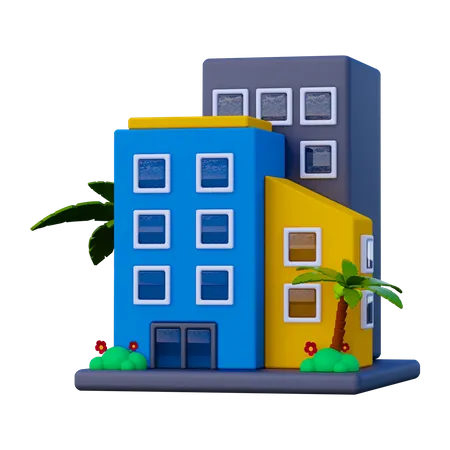 Hotel  3D Icon