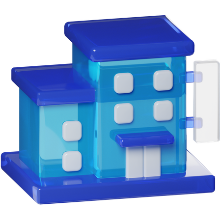 Hotel  3D Icon