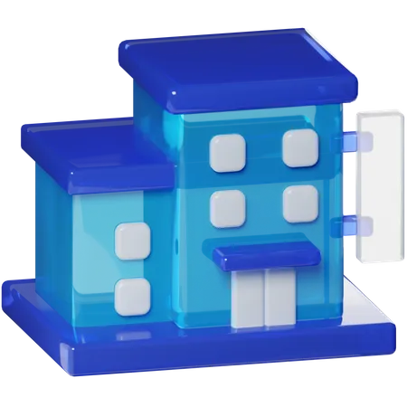 Hotel  3D Icon