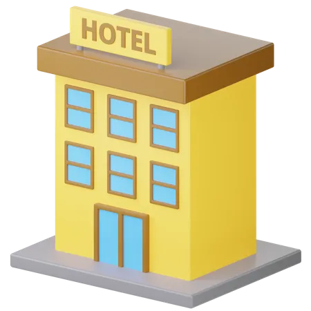 Hotel  3D Icon