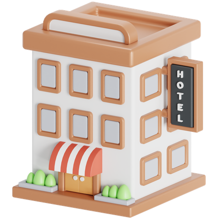 Hotel  3D Icon