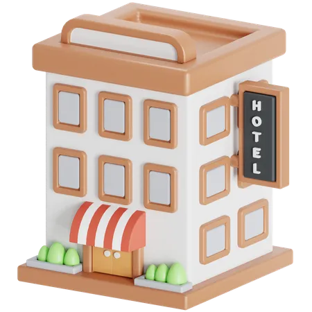 Hotel  3D Icon