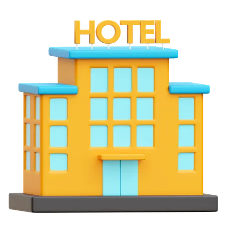 Hotel  3D Icon