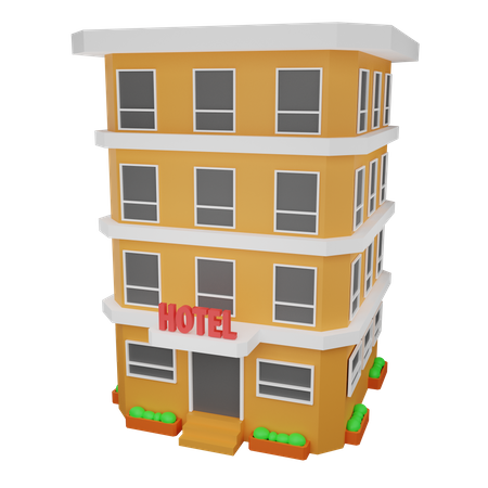 Hotel  3D Icon