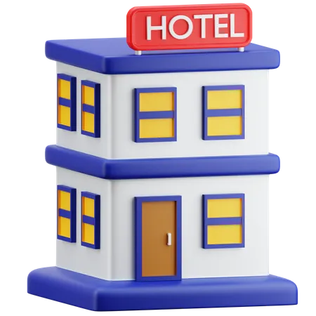 Hotel  3D Icon