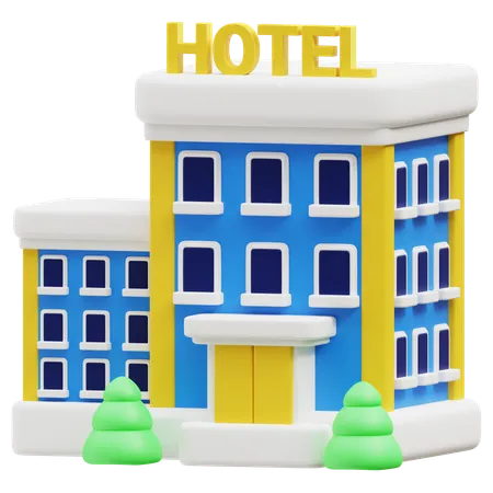 Hotel  3D Icon