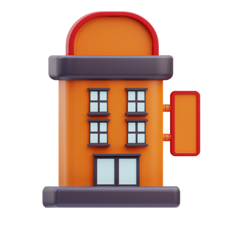 Hotel  3D Icon