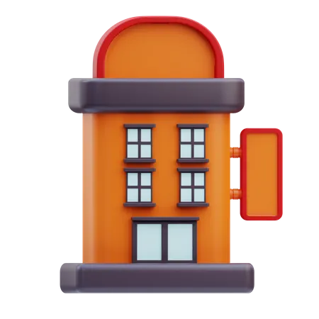 Hotel  3D Icon