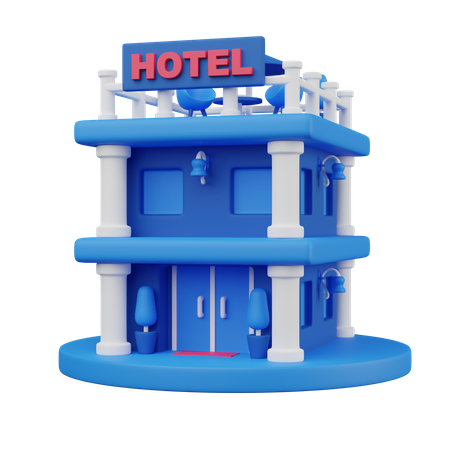 Hotel  3D Icon