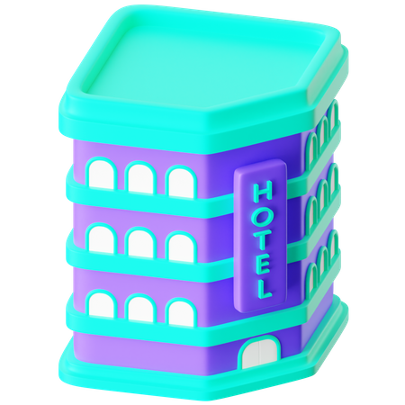 Hotel  3D Icon