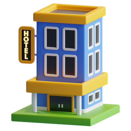 Hotel  3D Icon