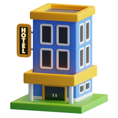 Hotel  3D Icon