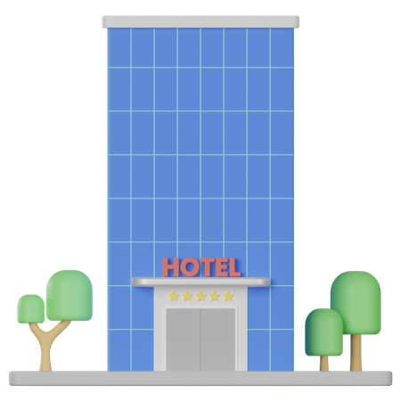 Hotel  3D Icon