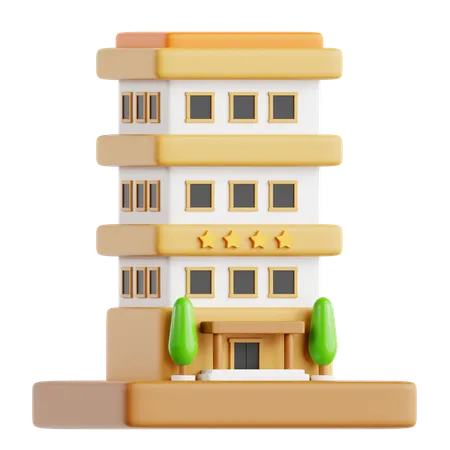 Hotel  3D Icon