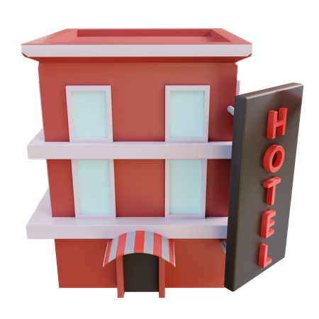 Hotel  3D Icon