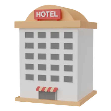 Hotel  3D Icon