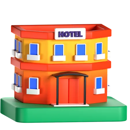 Hotel  3D Icon