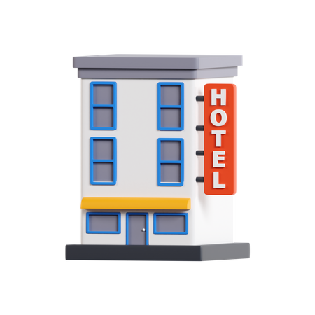 Hotel  3D Icon