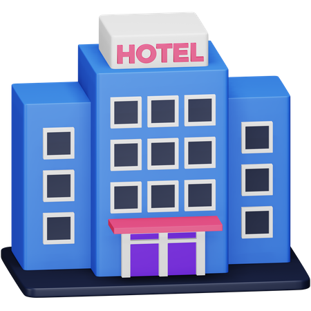 Hotel  3D Icon