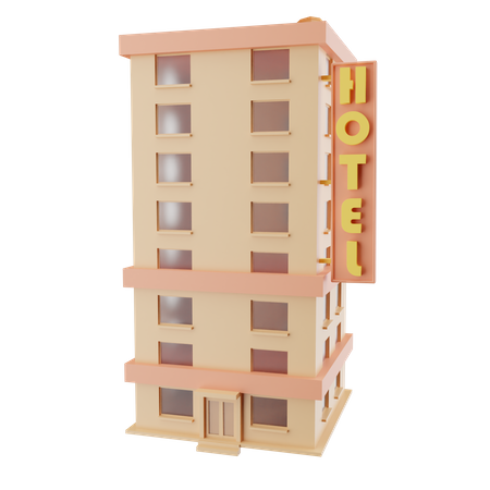 Hotel  3D Icon