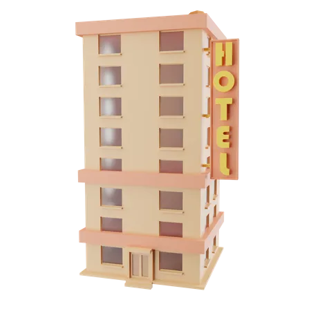 Hotel  3D Icon