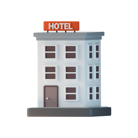 Hotel  3D Icon