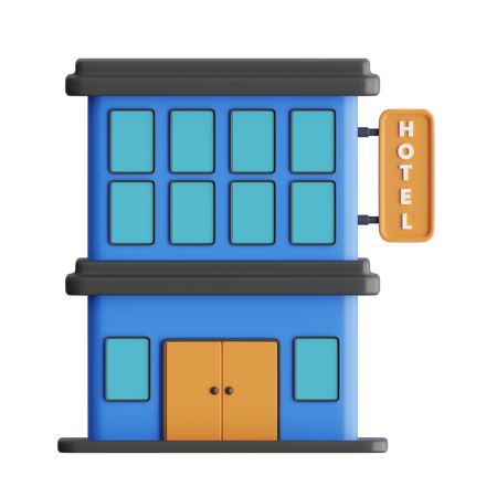 Hotel  3D Icon