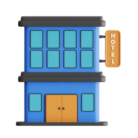 Hotel  3D Icon