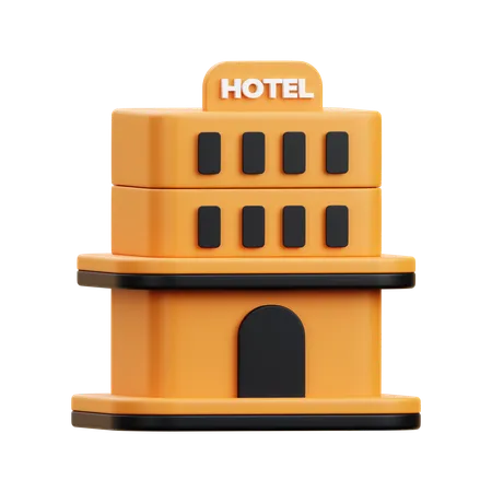 Hotel  3D Icon