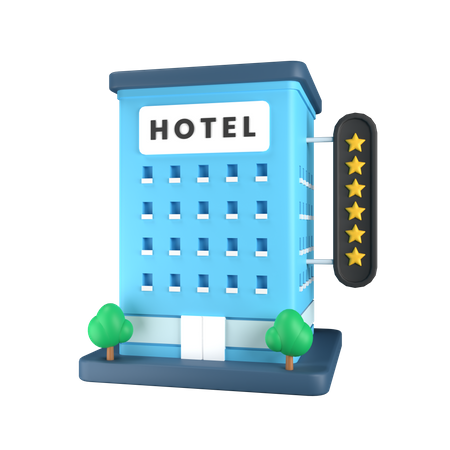 Hotel  3D Icon