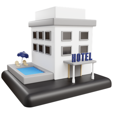 Hotel  3D Icon