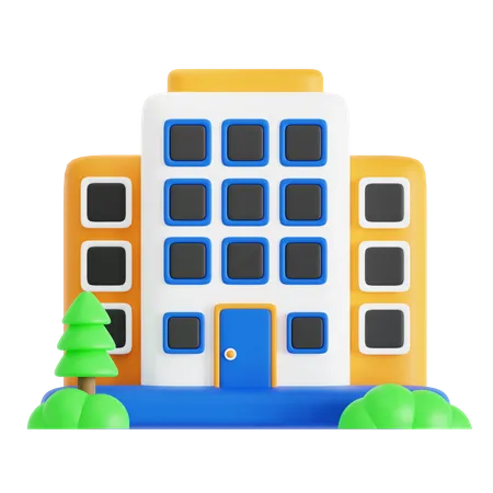 Hotel  3D Icon