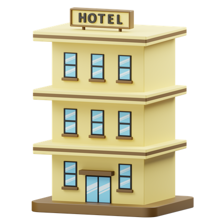 Hotel  3D Icon