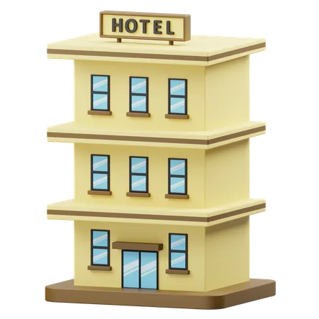 Hotel  3D Icon