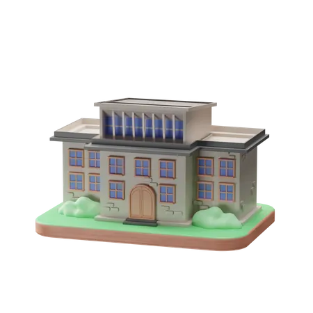 Hotel  3D Illustration