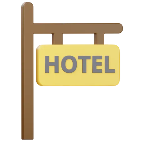 Hotel Board  3D Icon