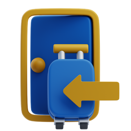 Hotel Check In  3D Icon