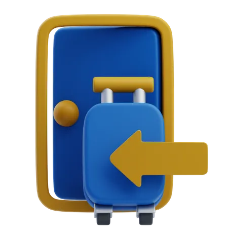 Hotel Check In  3D Icon