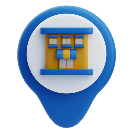 Hotel Location  3D Icon